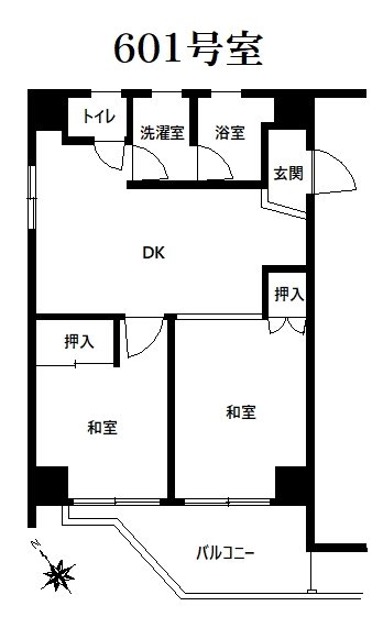 コーポ・トランスパル 間取図・土地図